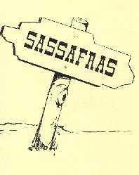 een deel uit de affiche van 'Sassafras'